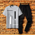 2 Pcs Men's Jersey Printed Track Suit - image 1