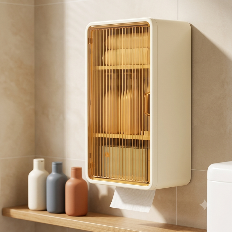 Icon Multipurpose Wall-Mounted Cabinet with Tissue Holder