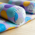 Soft Cotton Baby Crib Bedding Bumper Roll - Multicolor Polka Dot - image 3