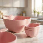 Apple Shaped Bowls Set – 7 Piece Snack & Fruit Serving Set - image 3