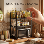 2 Layer Microwave Oven Storage Rack - image 3