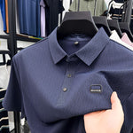 Men's Light Purple Casual Polo Shirt Summer - image 5