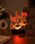 Ali Mola (AS) LED Acrylic Lamp – Islamic Lamp Light with Mosque Design - image 2