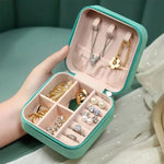 High Quality Leather Jewellery Organizer Box with Zipper - image 1