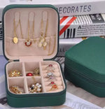 High Quality Leather Jewellery Organizer Box with Zipper - image 2