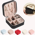 High Quality Leather Jewellery Organizer Box with Zipper - image 4