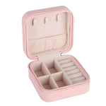 High Quality Leather Jewellery Organizer Box with Zipper - image 5